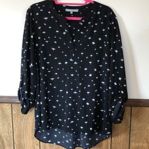 Daniel Rainn Waterman Split Neck Blouse